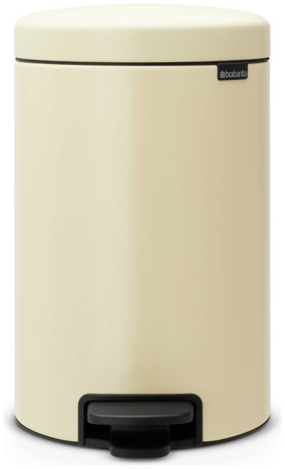 Brabantia newIcon 12 Litre Pedal Bin - Almond.